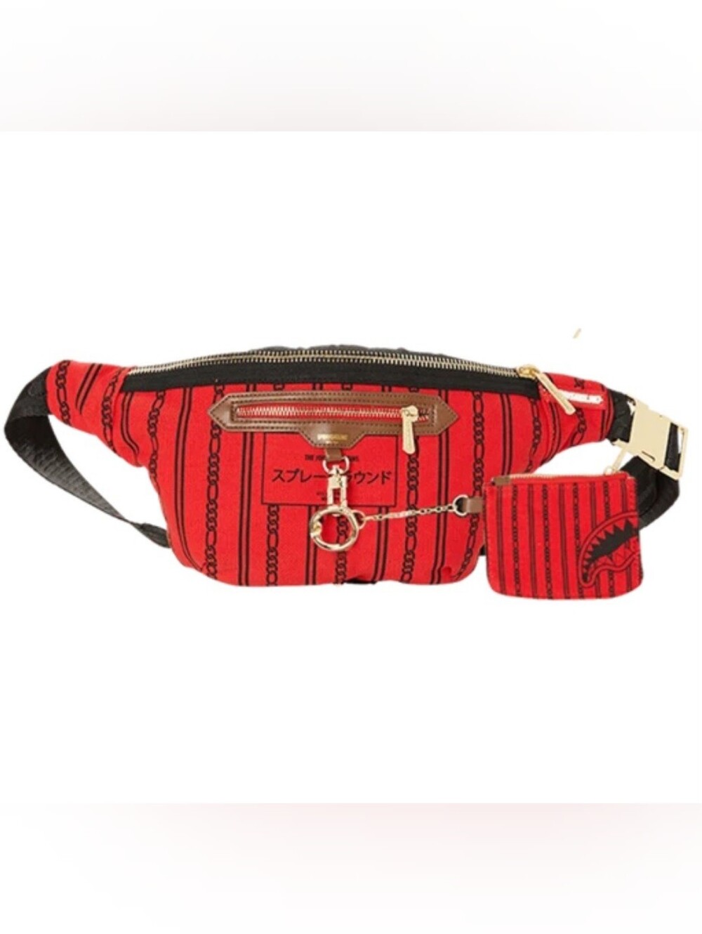 Sprayground Limited Edition Reverse Shark In Paris Crossbody/Waist Bag